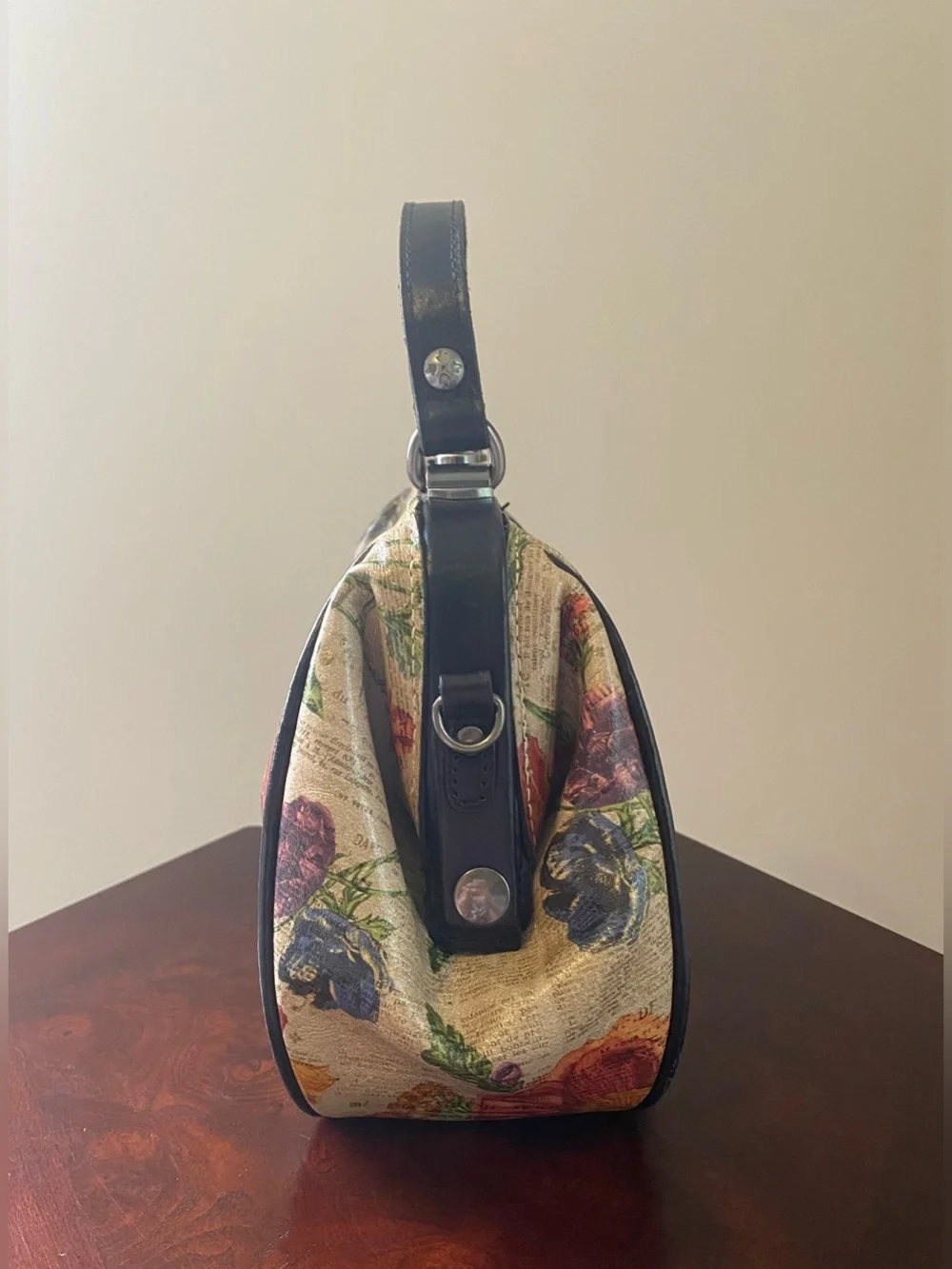 Patricia Nash Gracchi Frame Satchel with Crossbody Strap